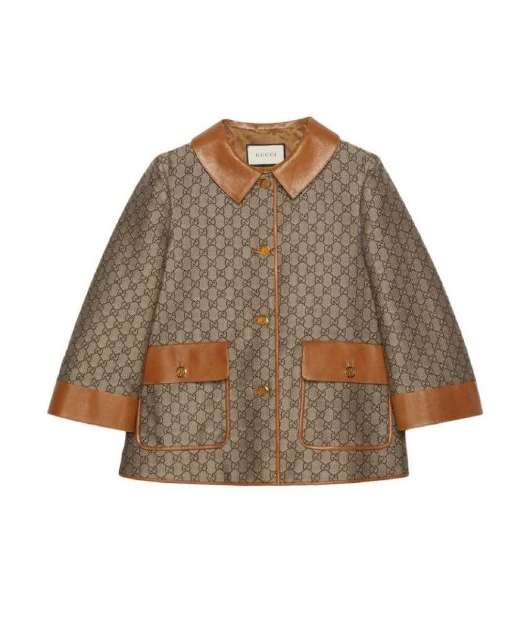 GUCCI Коричневый тренч/плащ, фото 1