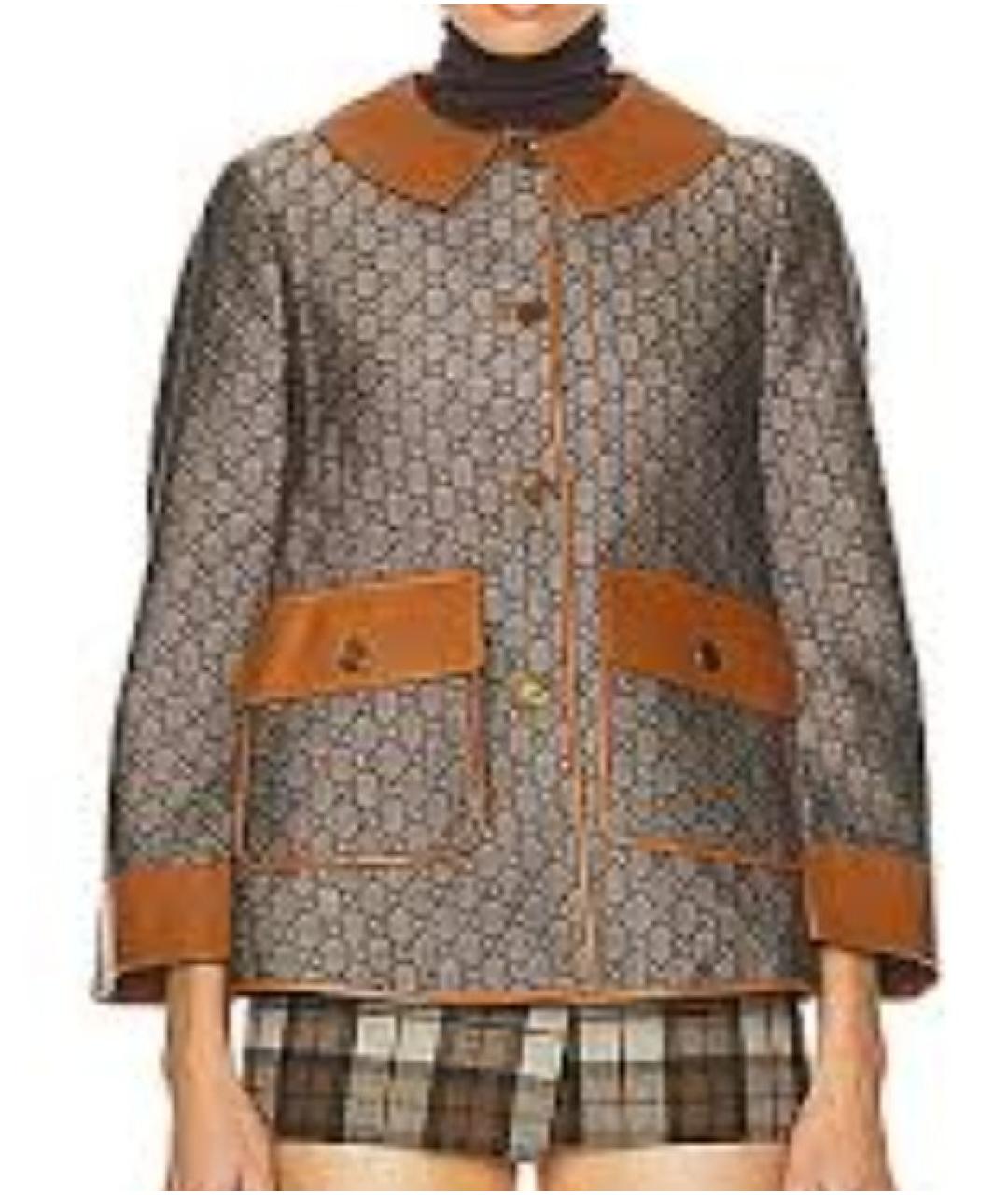 GUCCI Коричневый тренч/плащ, фото 2