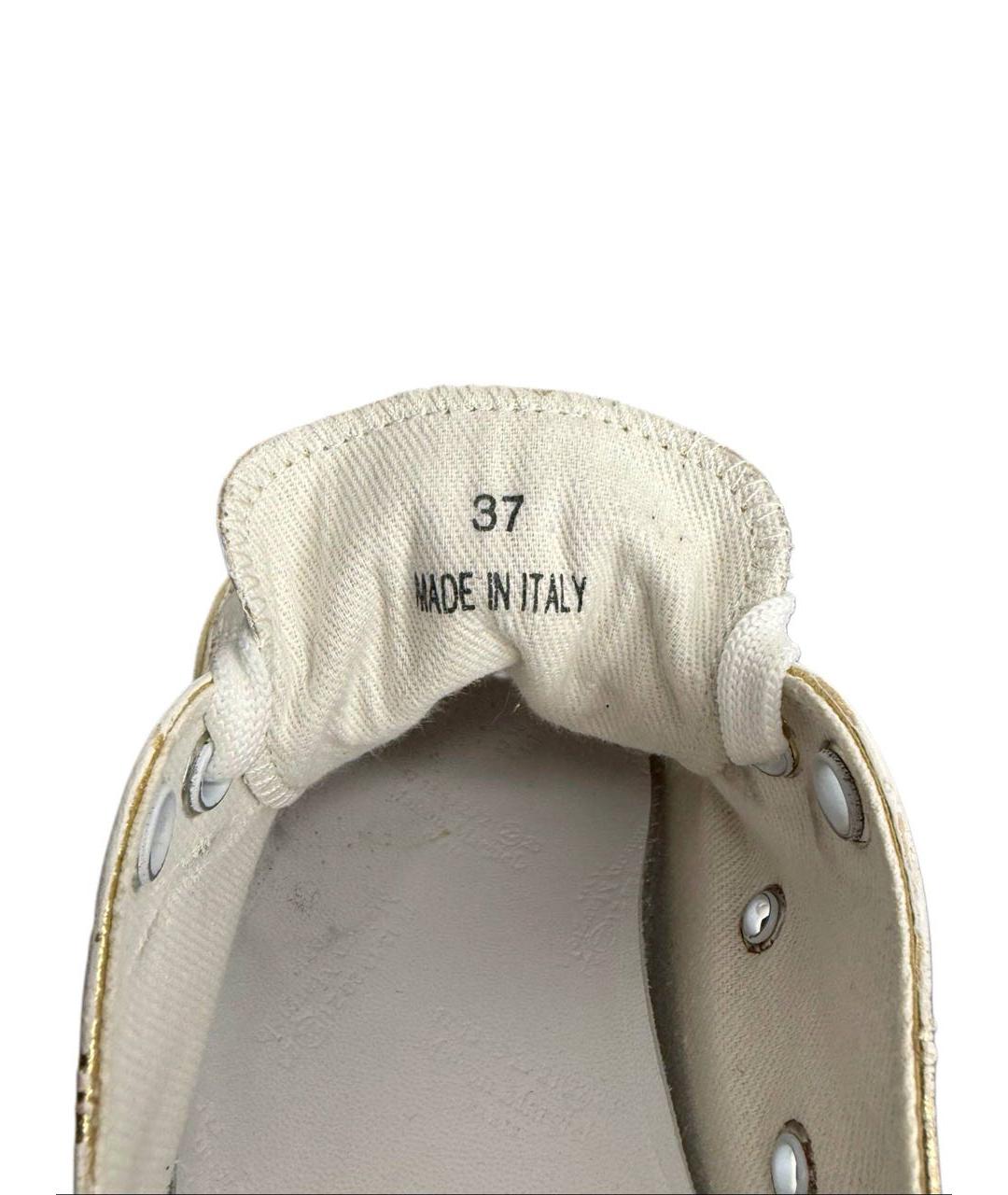 MAISON MARGIELA Белые текстильные кеды, фото 8