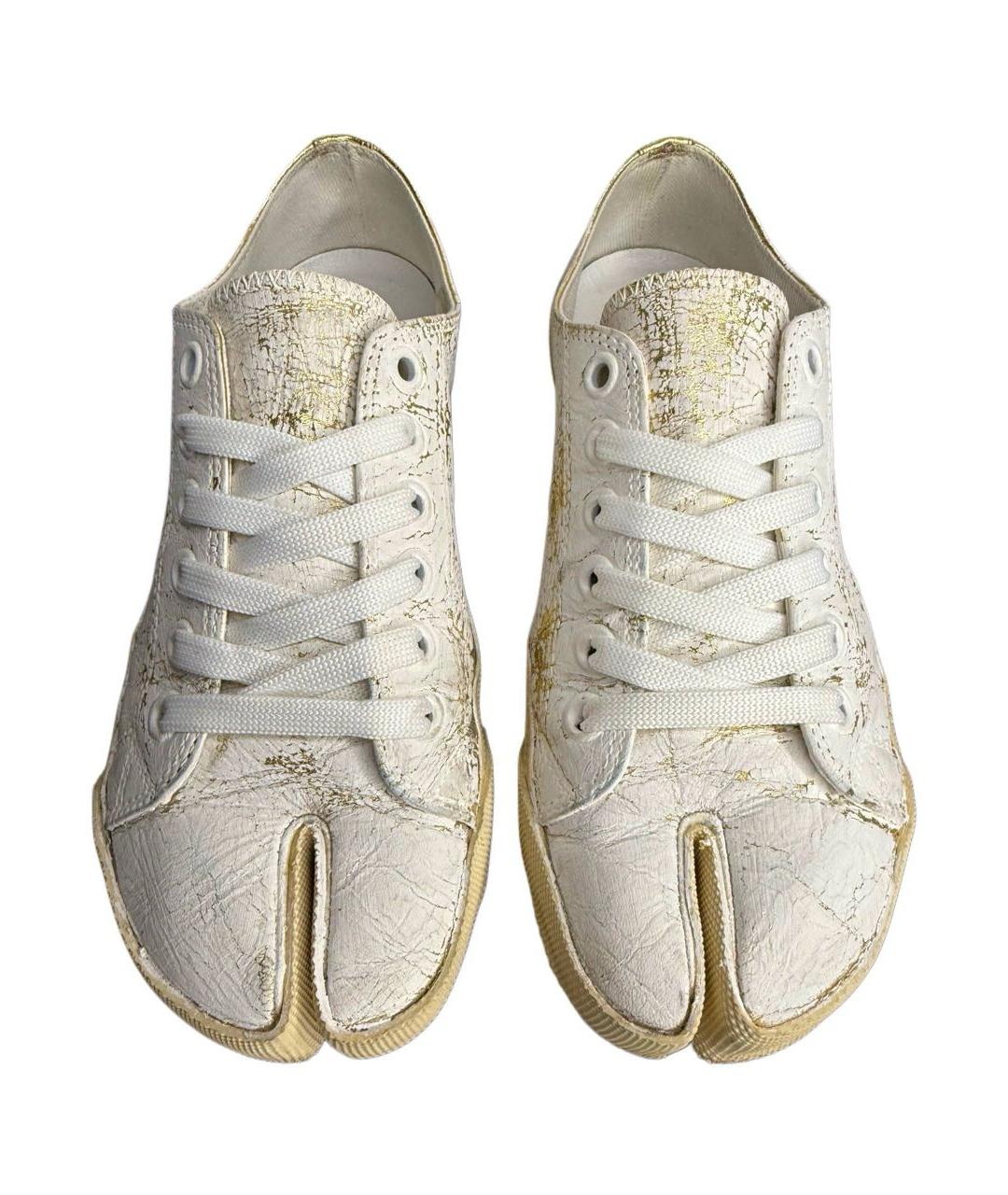 MAISON MARGIELA Белые текстильные кеды, фото 3