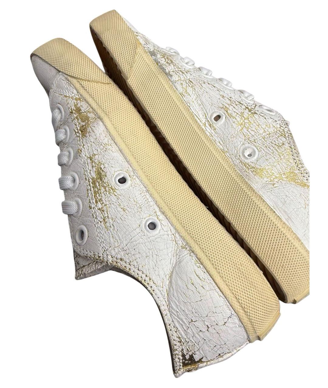 MAISON MARGIELA Белые текстильные кеды, фото 7