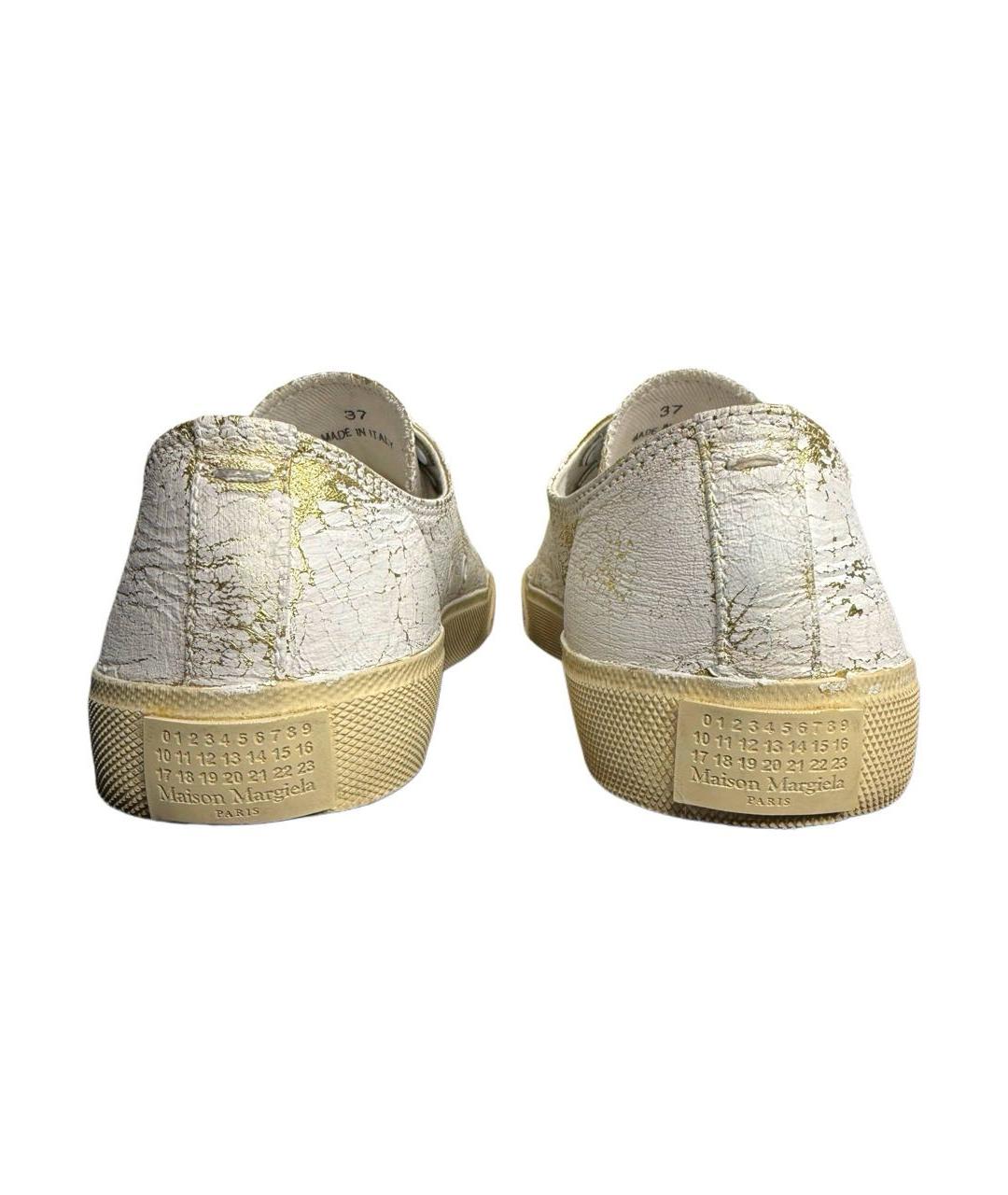 MAISON MARGIELA Белые текстильные кеды, фото 4