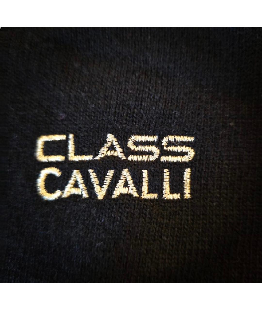 CAVALLI CLASS Черный вискозный джемпер / свитер, фото 4
