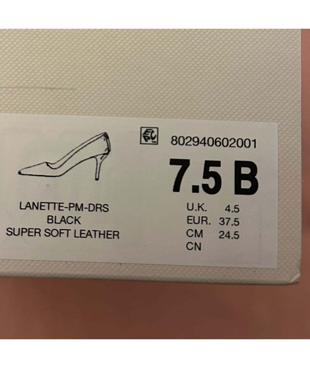 RALPH LAUREN Черные кожаные туфли, фото 5