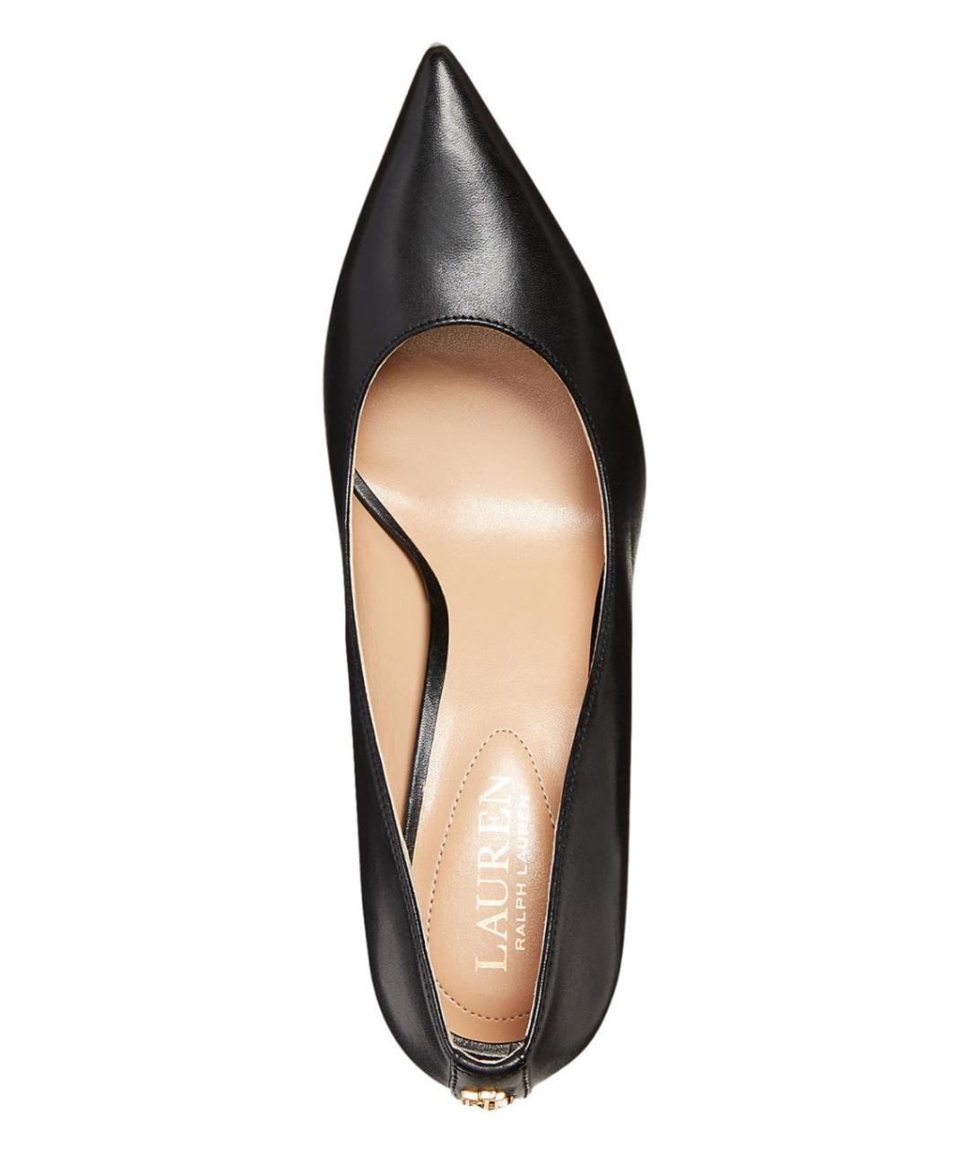 RALPH LAUREN Черные кожаные туфли, фото 4