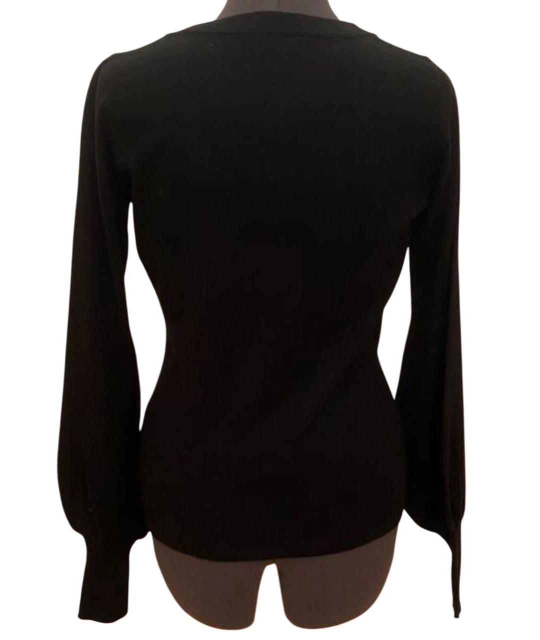 PINKO Черный шерстяной джемпер / свитер, фото 2