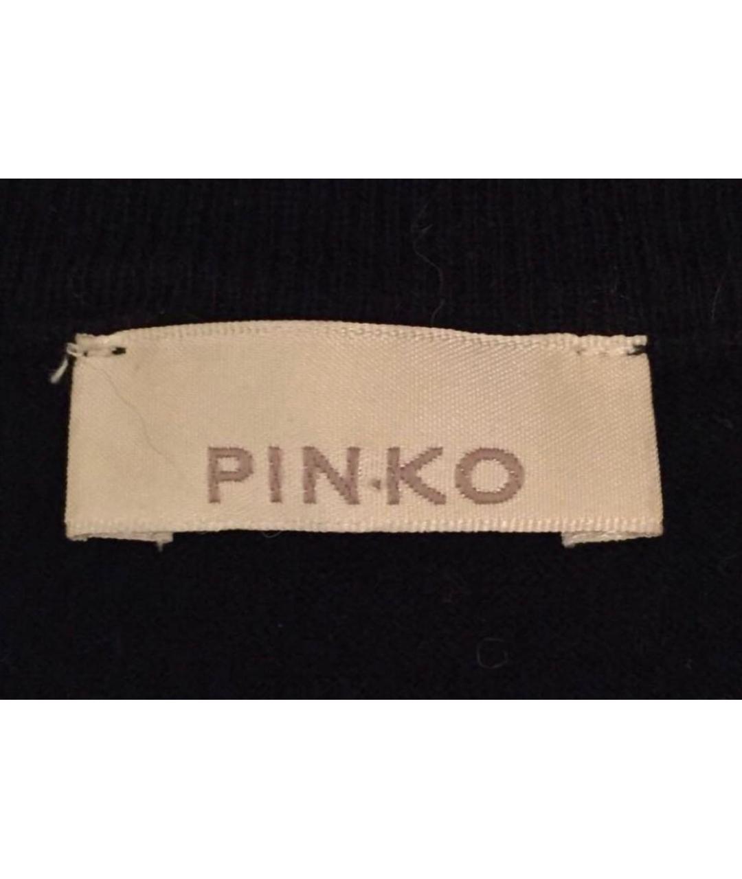 PINKO Черный шерстяной джемпер / свитер, фото 4