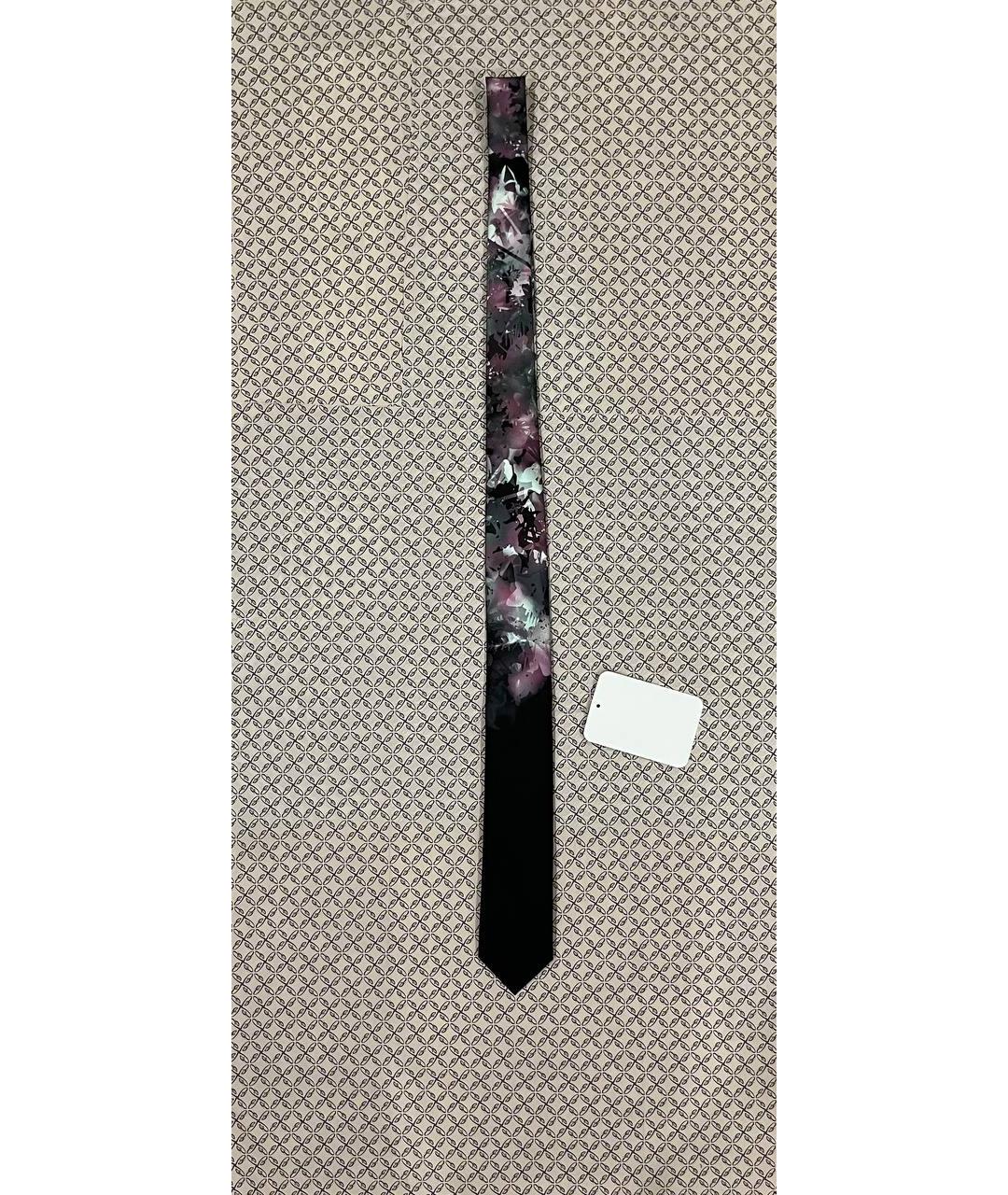 BRIONI Черный шелковый галстук, фото 8