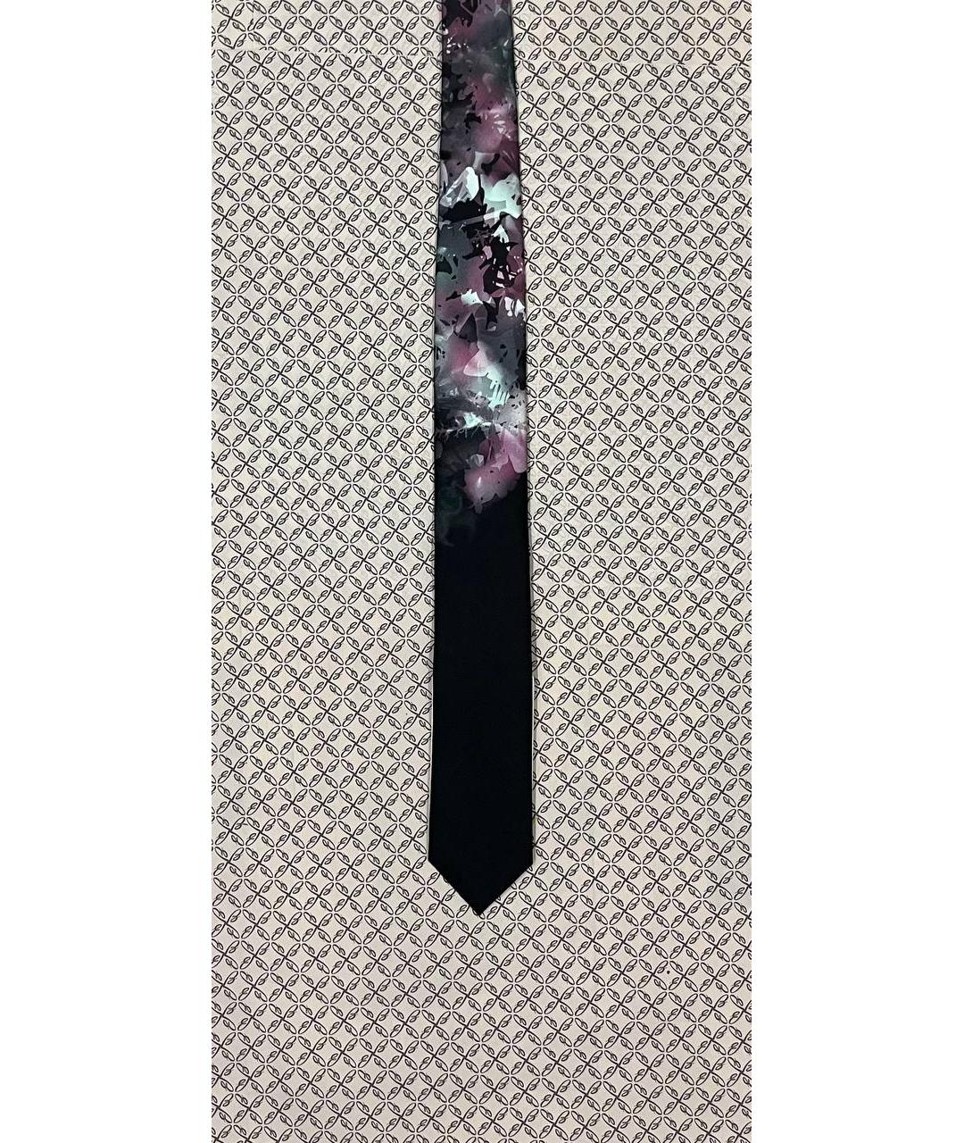 BRIONI Черный шелковый галстук, фото 10