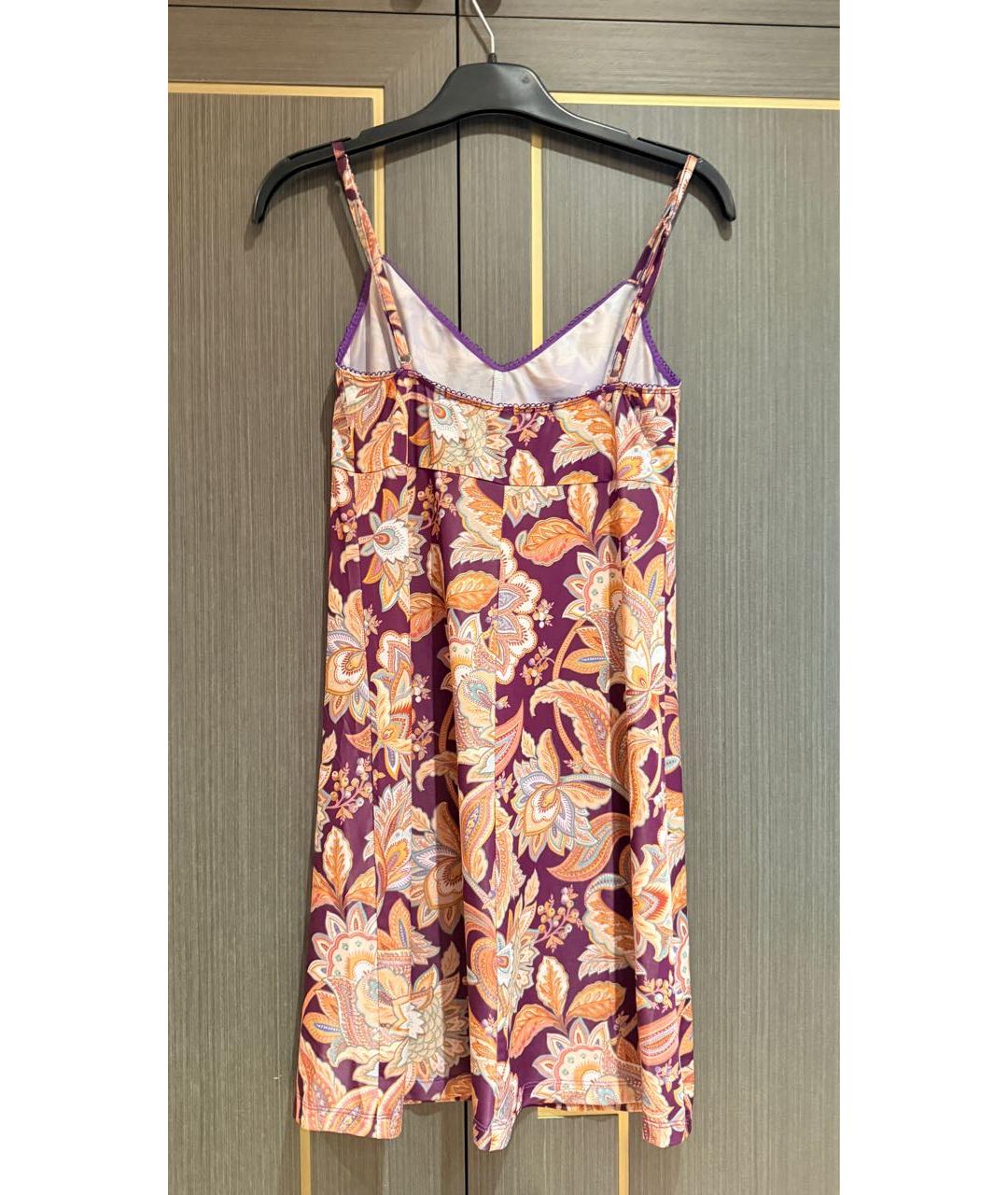 ZIMMERMANN Фиолетовое шелковое коктейльное платье, фото 7