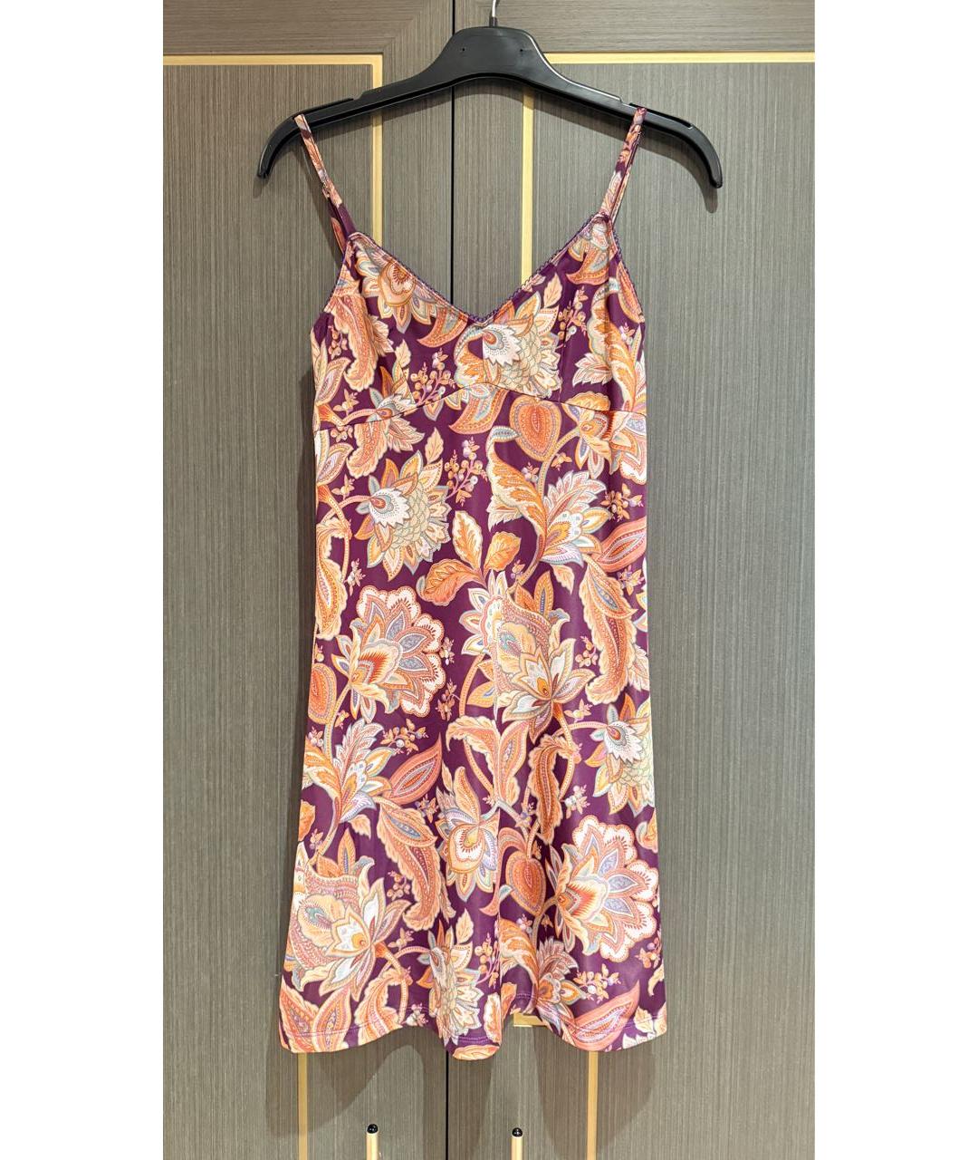 ZIMMERMANN Фиолетовое шелковое коктейльное платье, фото 6