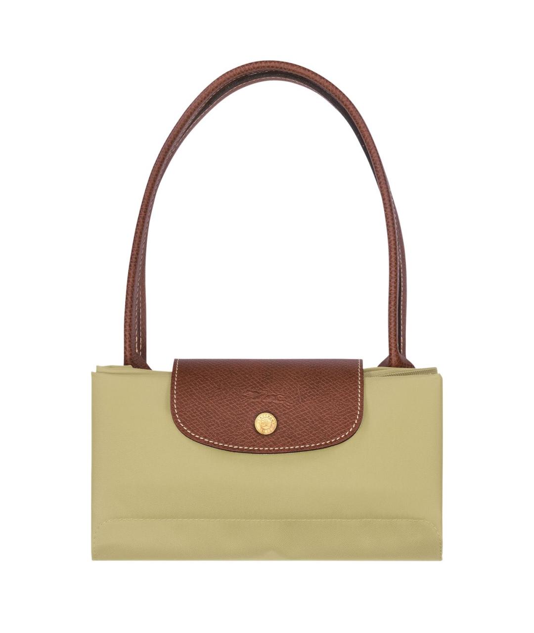 LONGCHAMP Бежевая тканевая сумка тоут, фото 6