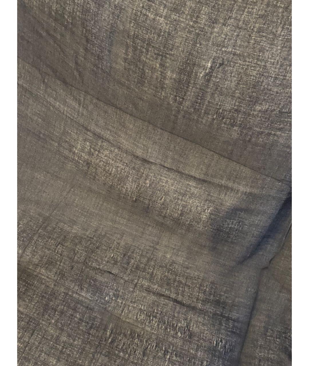 LORO PIANA Черный кашемировый платок, фото 4