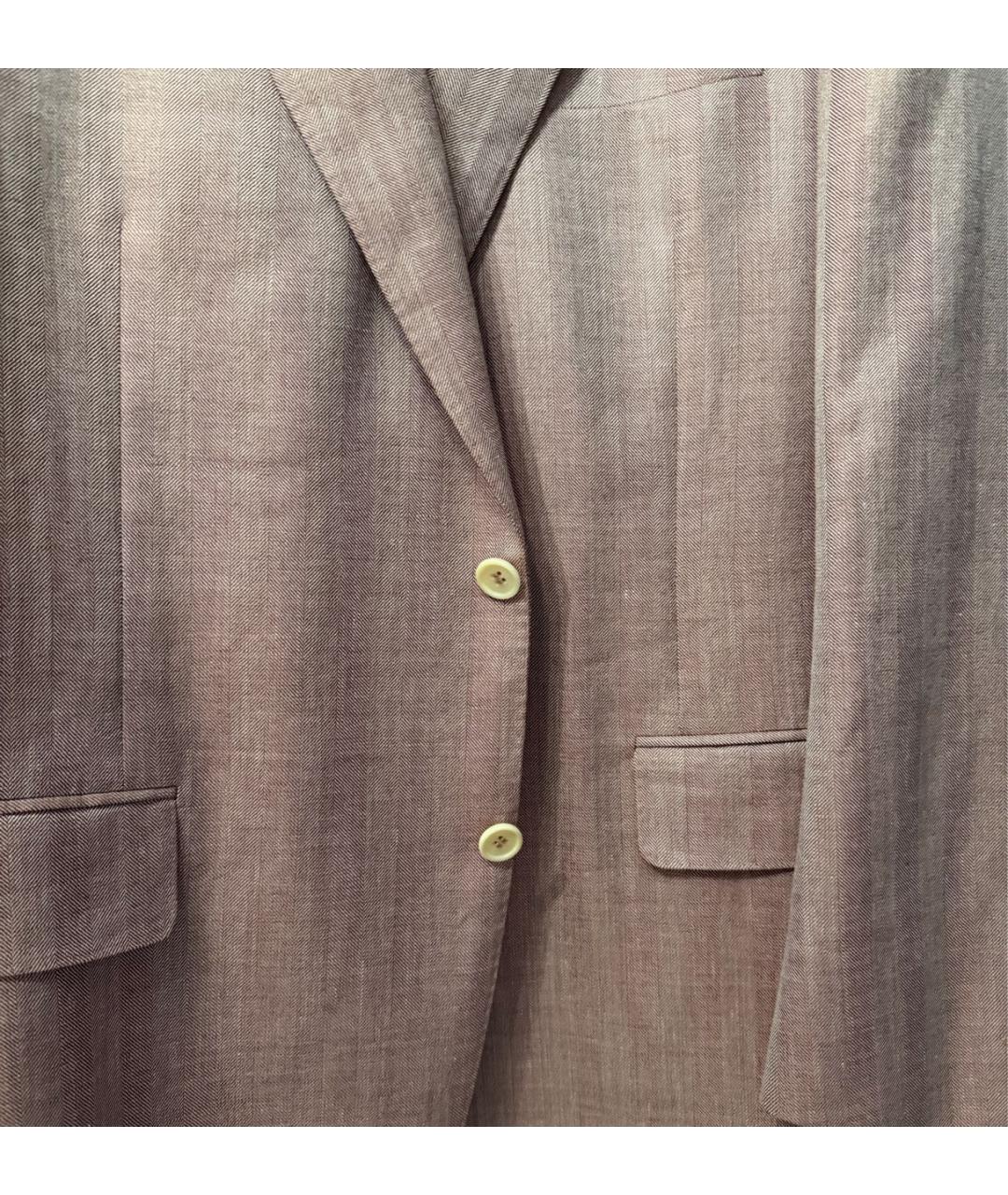 CANALI Розовый шерстяной пиджак, фото 4