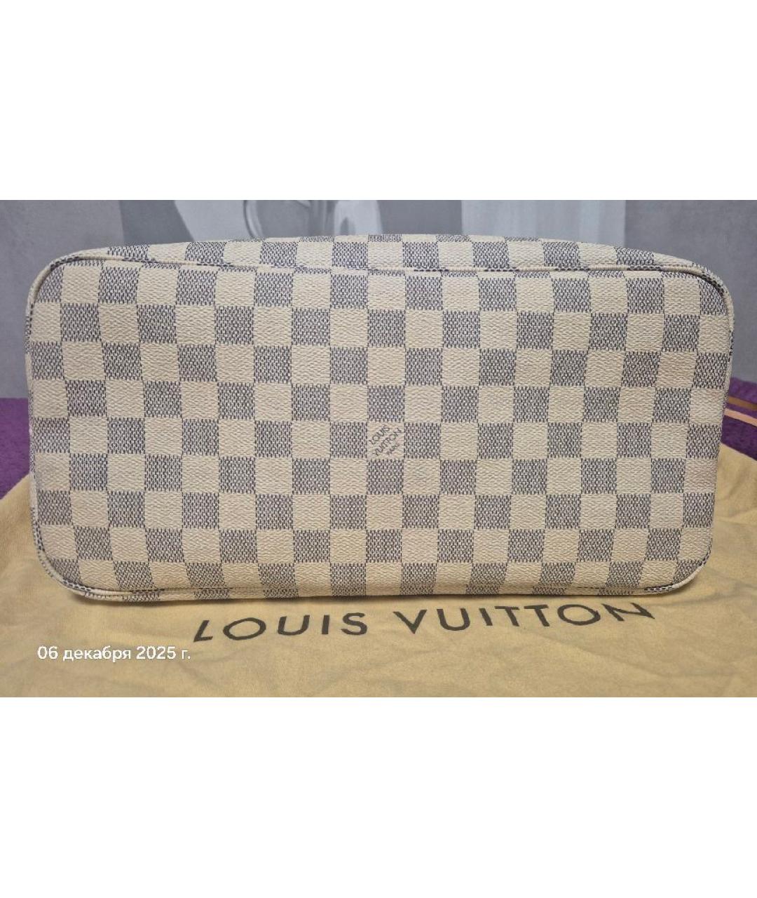 LOUIS VUITTON Бежевая сумка тоут, фото 8