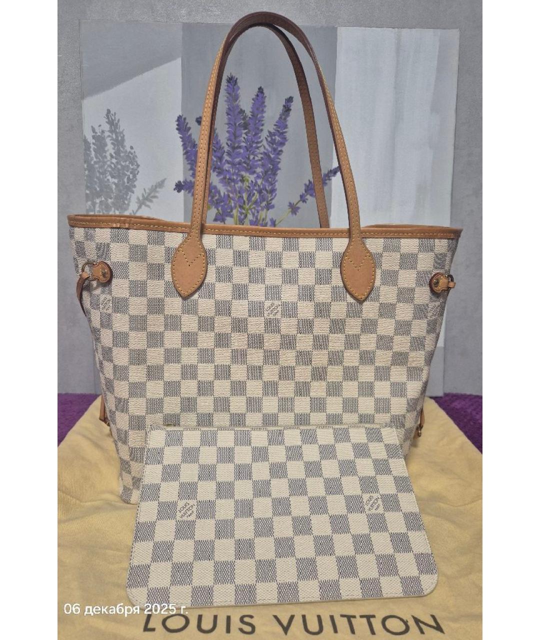 LOUIS VUITTON Бежевая сумка тоут, фото 2