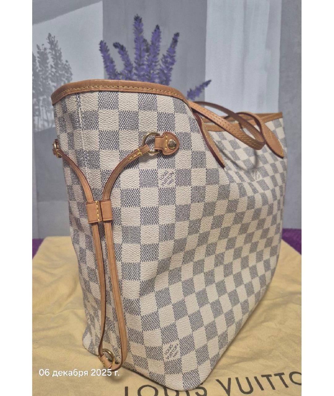 LOUIS VUITTON Бежевая сумка тоут, фото 3