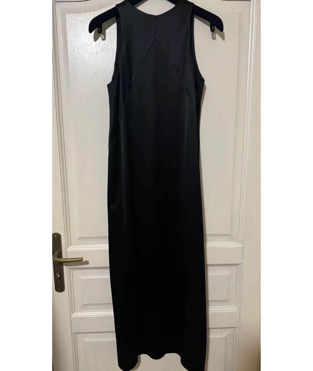 12 STOREEZ Черное ацетатное коктейльное платье, фото 6