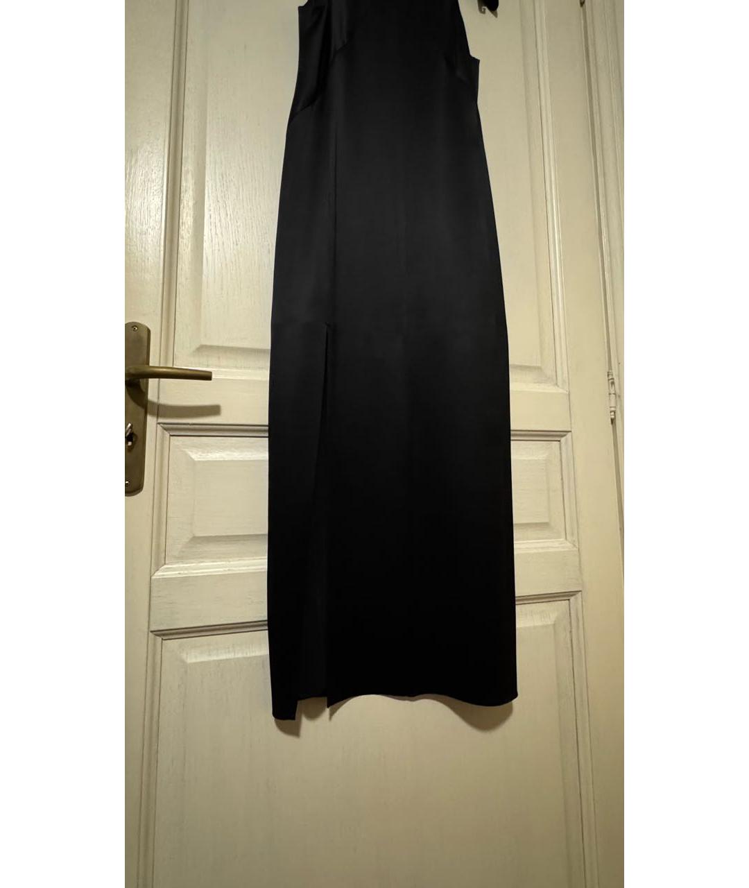 12 STOREEZ Черное ацетатное коктейльное платье, фото 4