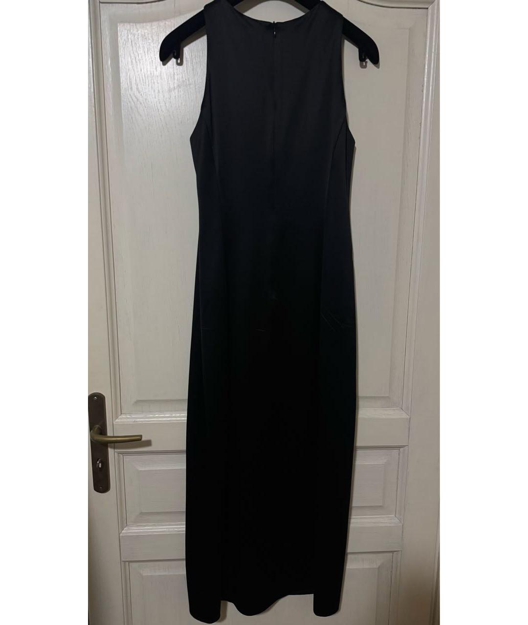 12 STOREEZ Черное ацетатное коктейльное платье, фото 2