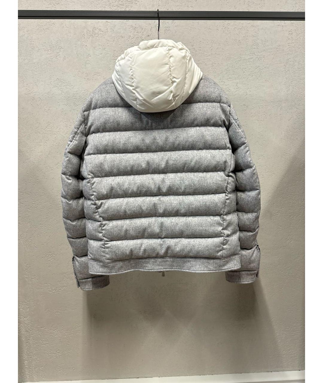 ELEVENTY Серый кашемировый пуховик, фото 2