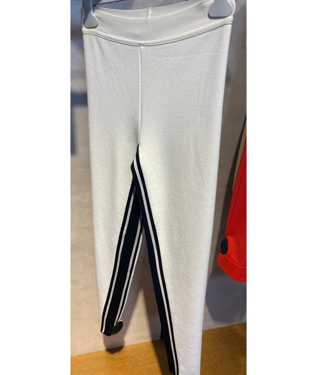 ERMANNO FIRENZE Белые вискозные леггинсы и велосипедки, фото 4