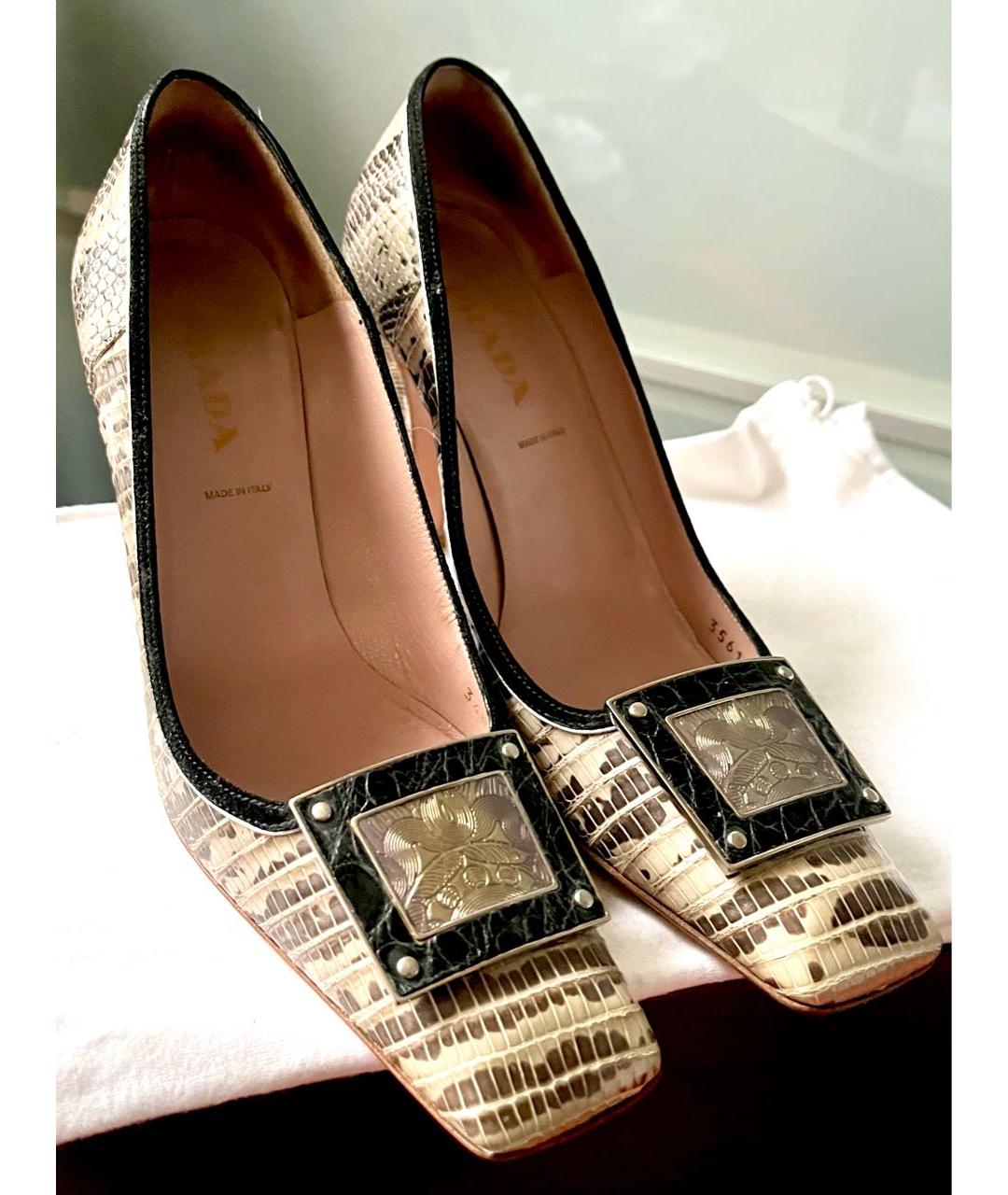 PRADA Туфли из экзотической кожи, фото 2