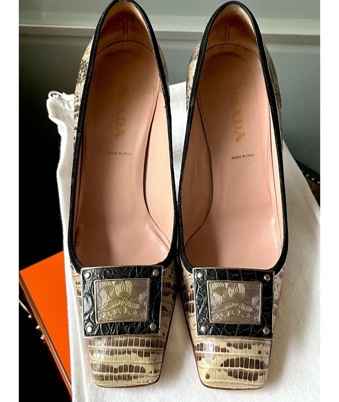 PRADA Туфли из экзотической кожи, фото 4