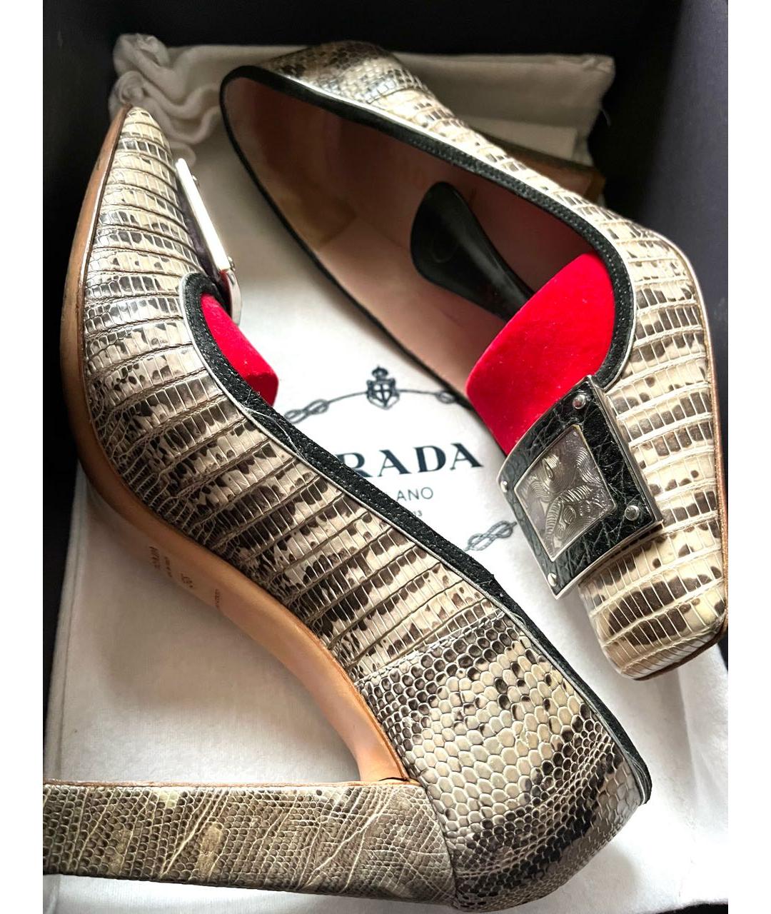 PRADA Туфли из экзотической кожи, фото 8