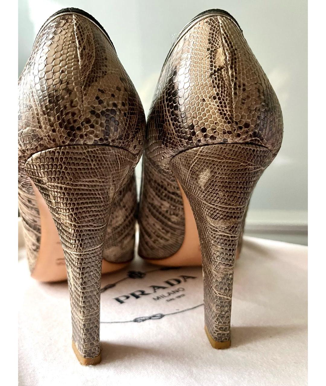 PRADA Туфли из экзотической кожи, фото 5