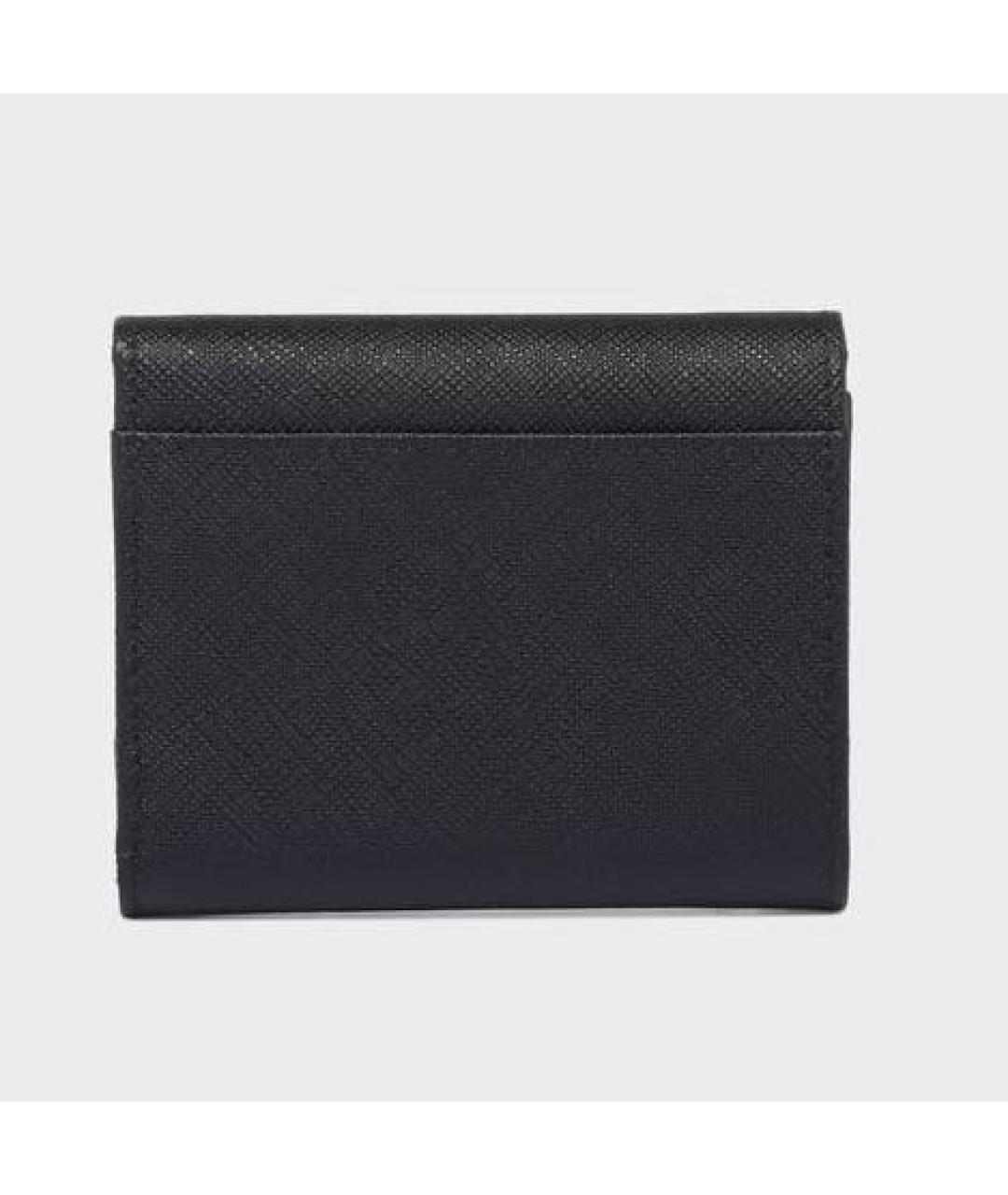 PRADA Черный кожаный кошелек, фото 3