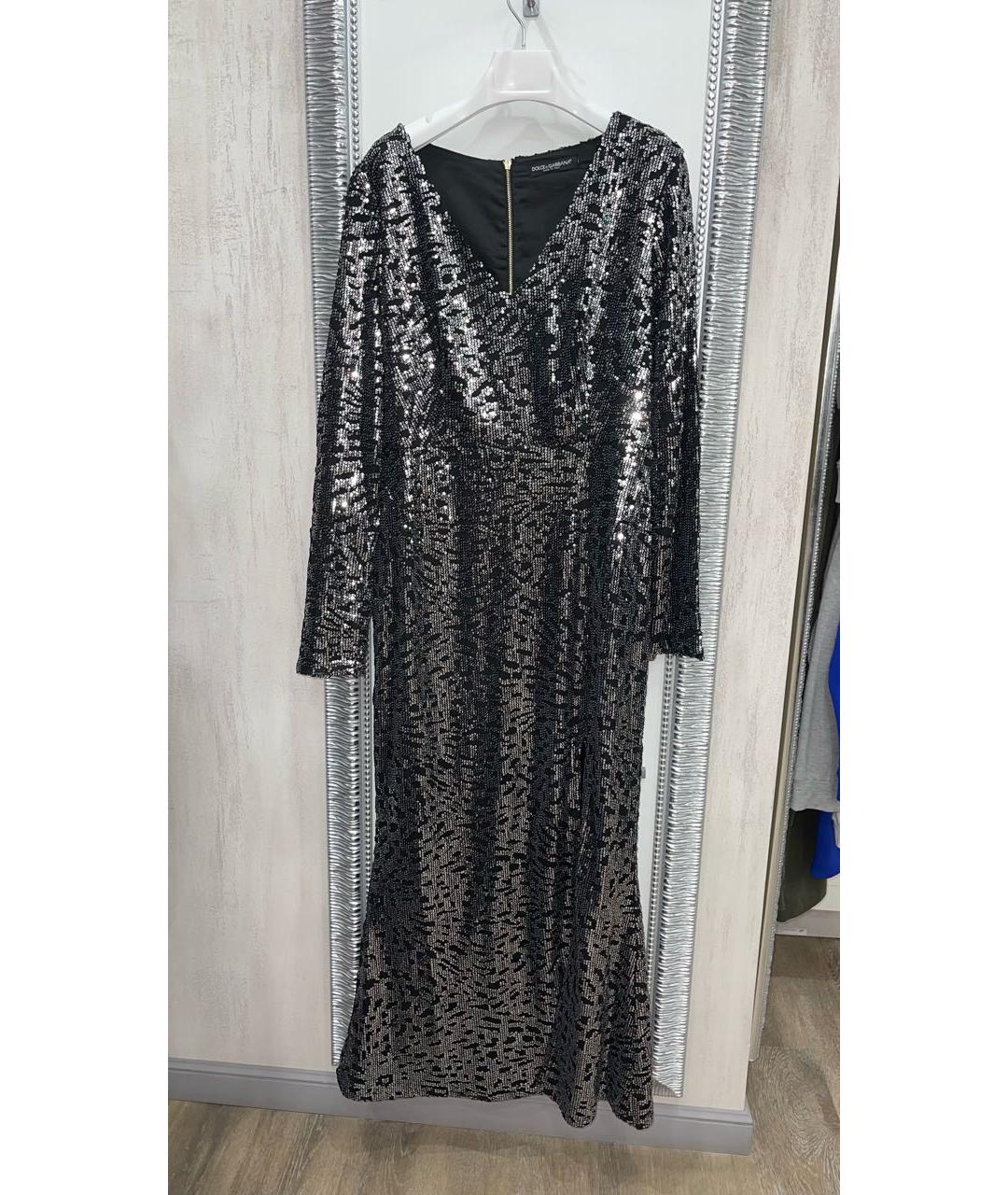 DOLCE&GABBANA Черное вечернее платье, фото 5