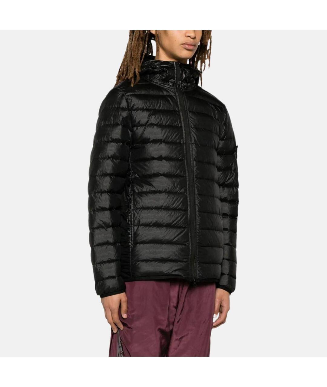 STONE ISLAND Черная куртка, фото 3