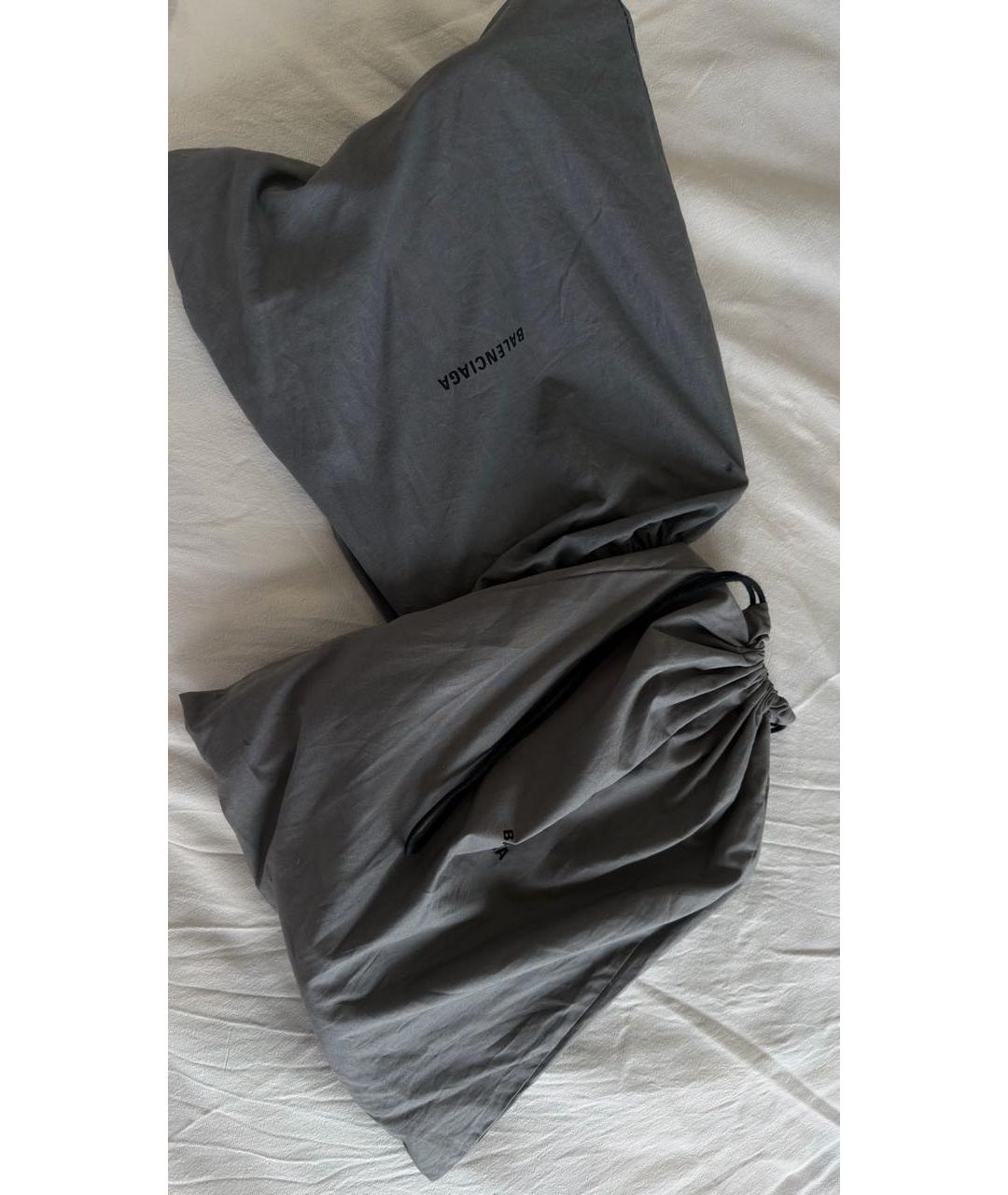 BALENCIAGA Черные кожаные сапоги, фото 6