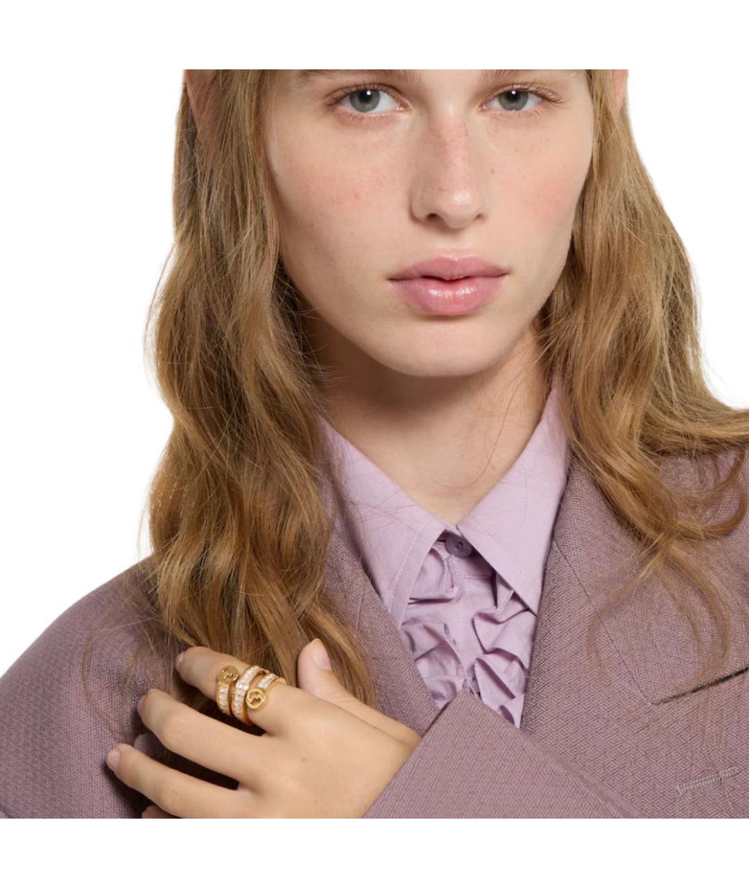 GUCCI Желтое латунное кольцо, фото 3