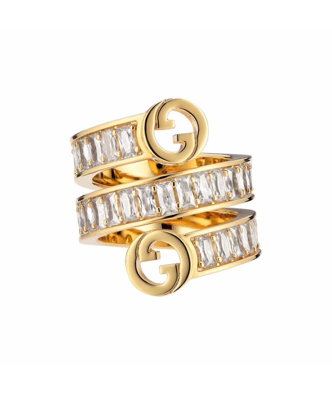 GUCCI Желтое латунное кольцо, фото 1