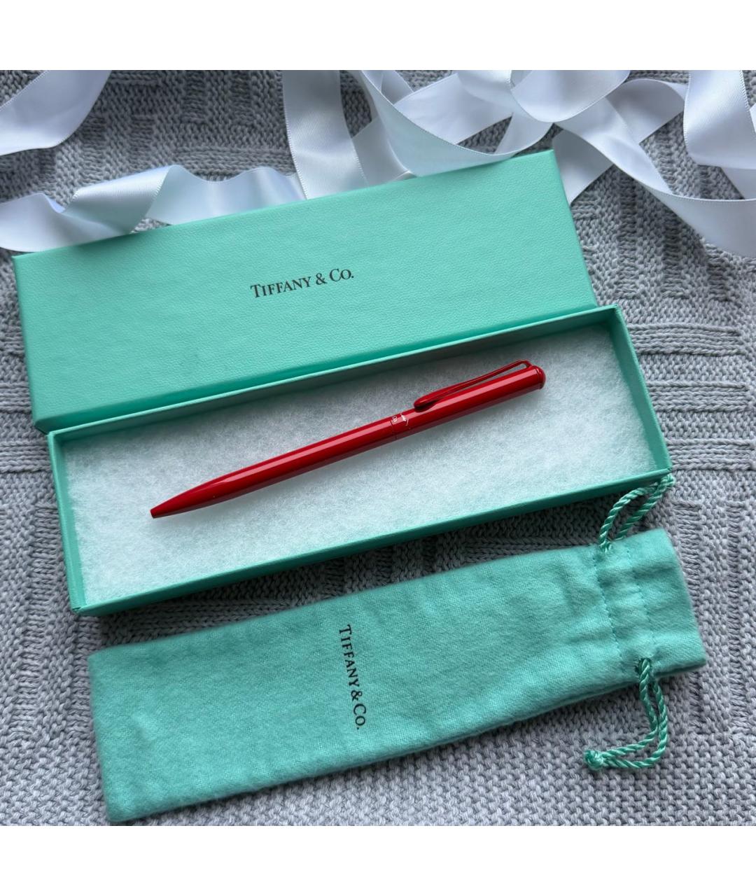 TIFFANY&CO Красная шариковая ручка, фото 3