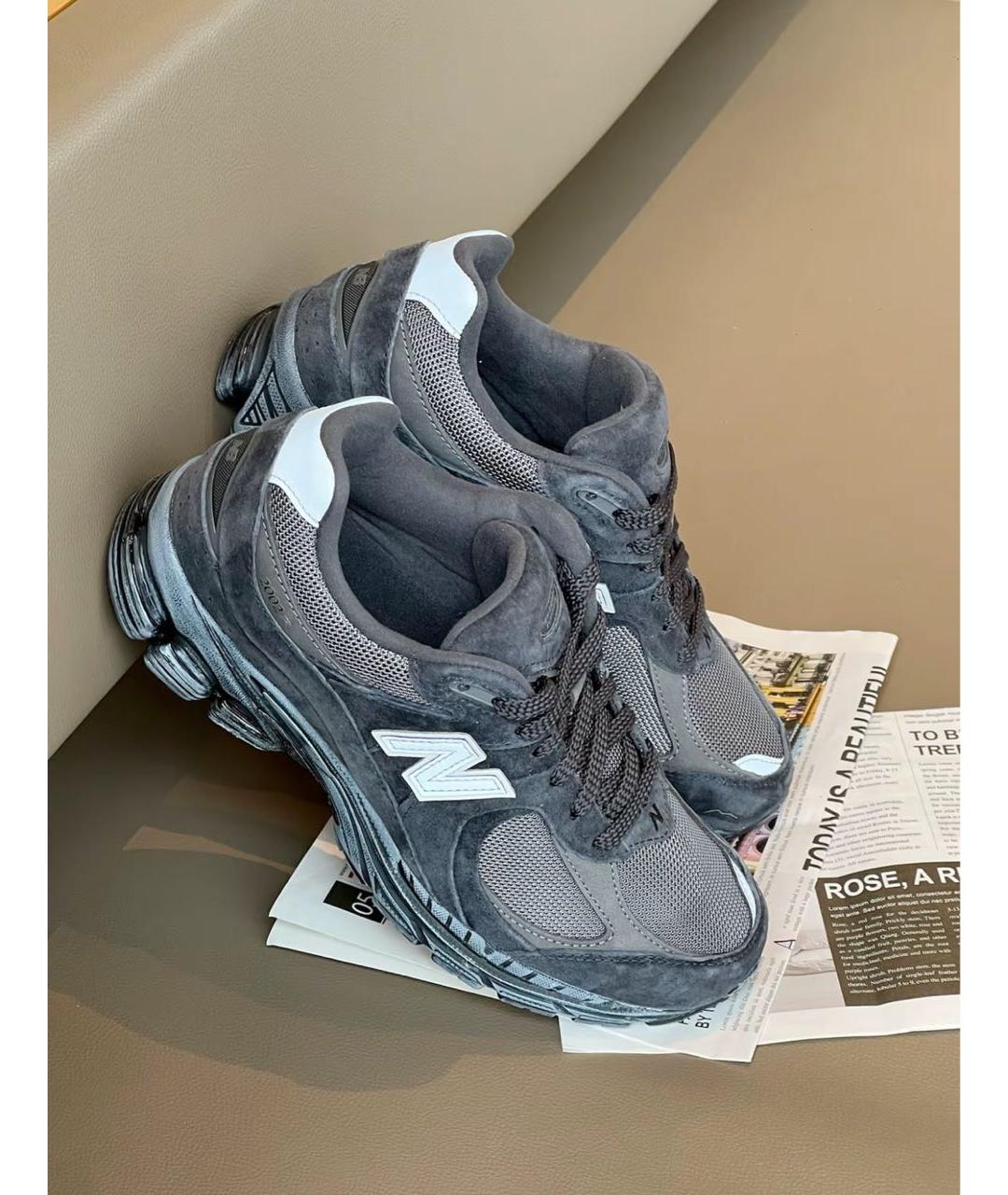 NEW BALANCE Черные текстильные кроссовки, фото 5