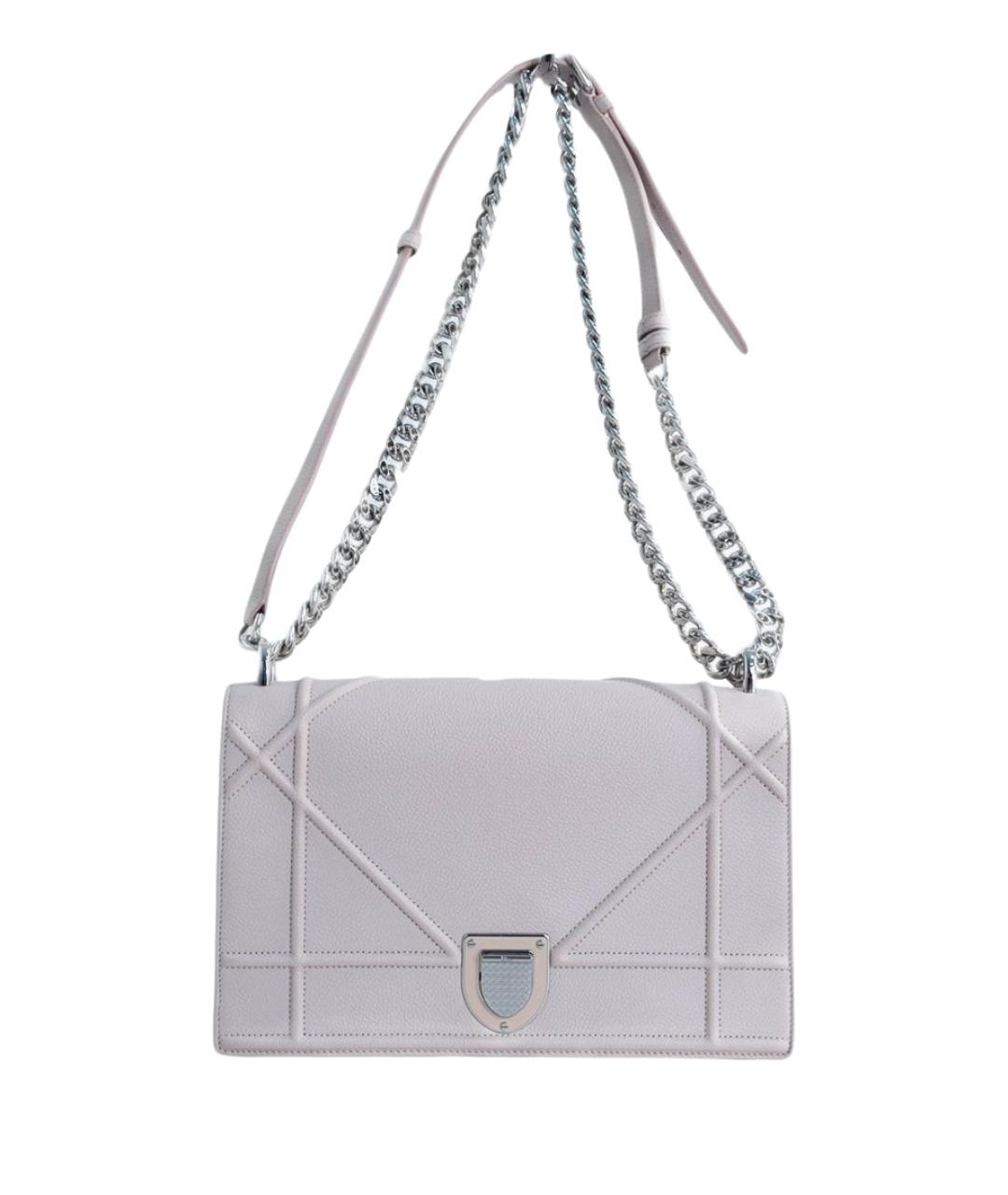 CHRISTIAN DIOR Розовая кожаная сумка через плечо, фото 1