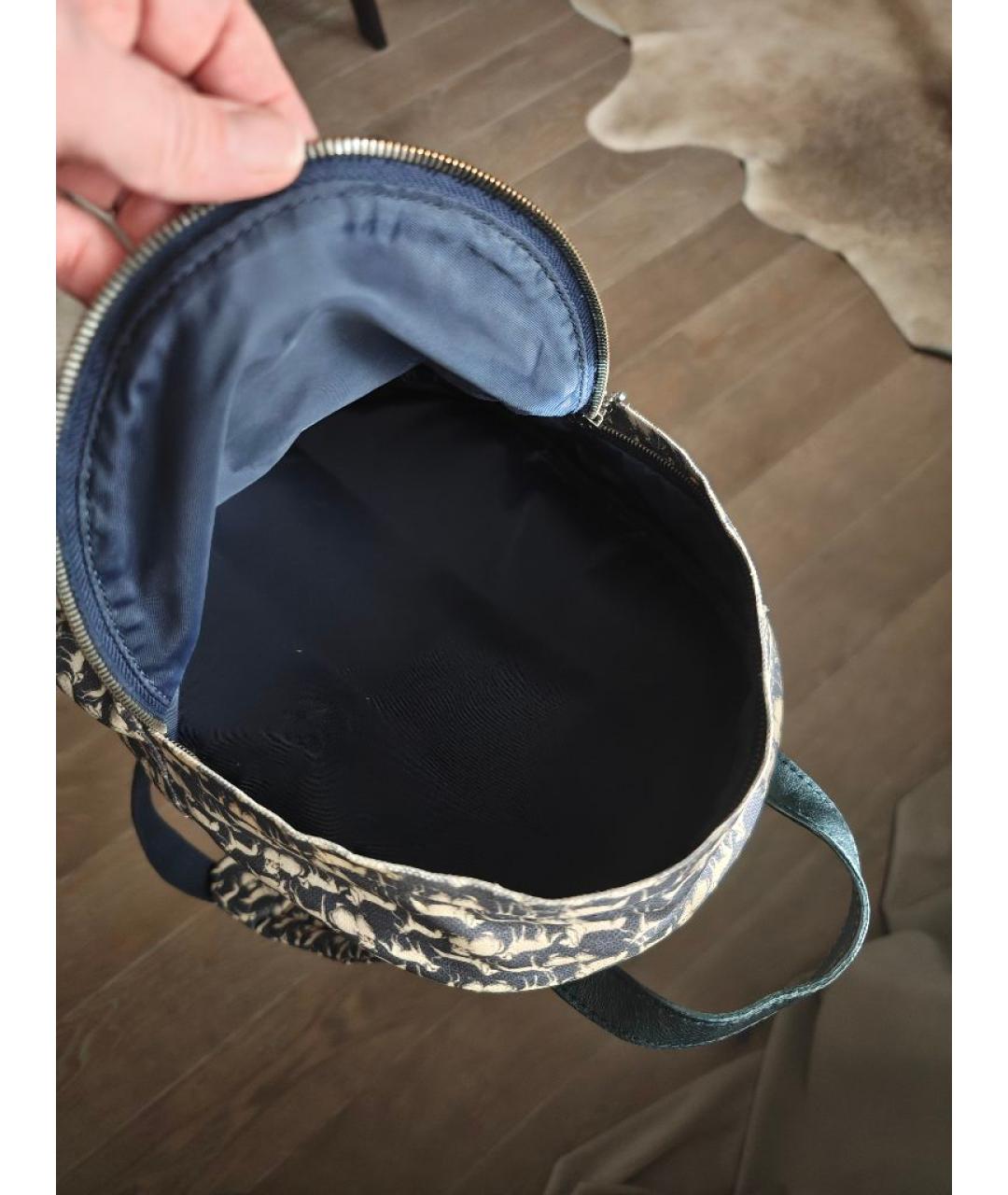 DOLCE&GABBANA Темно-синий рюкзак, фото 3