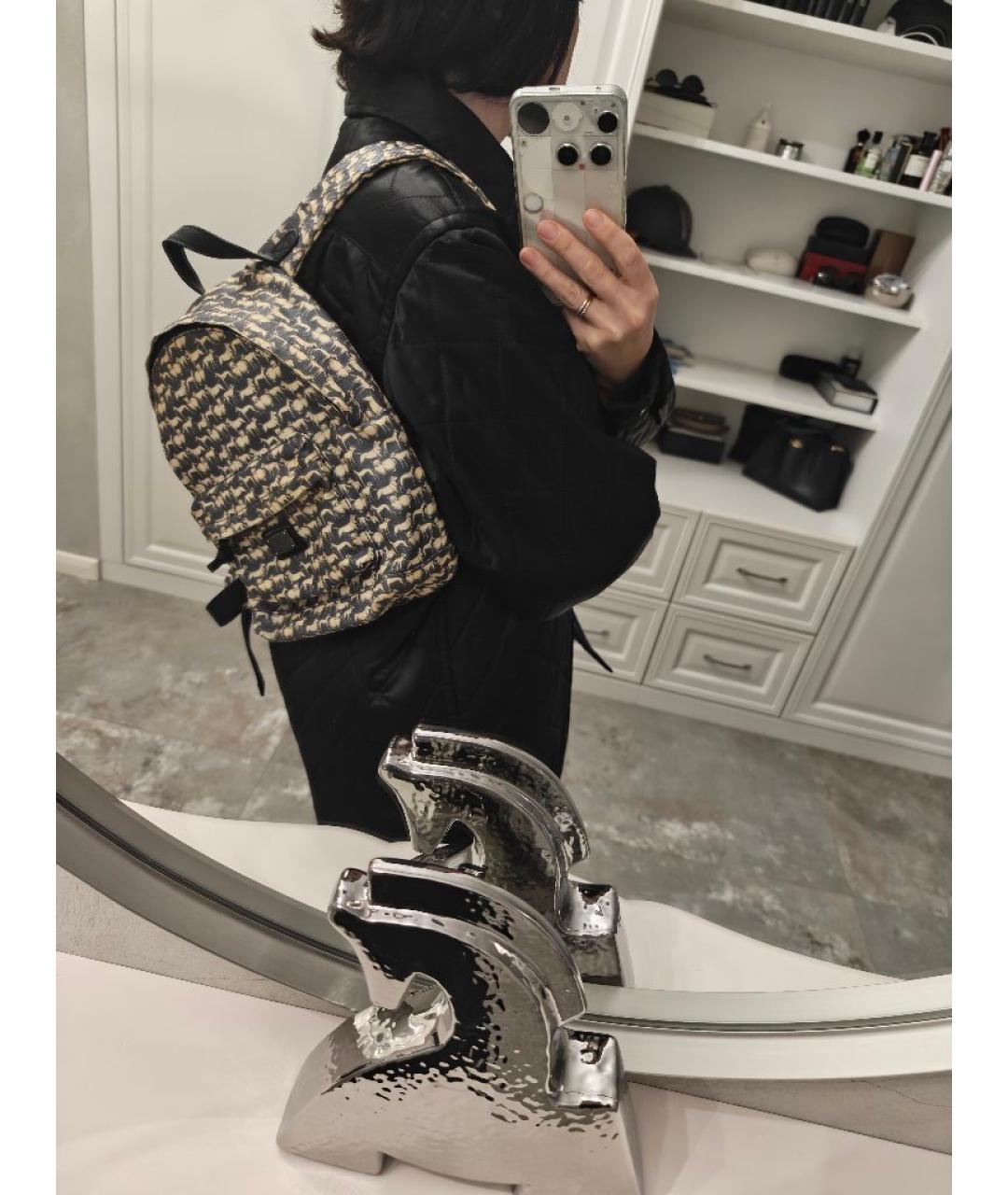 DOLCE&GABBANA Темно-синий рюкзак, фото 5