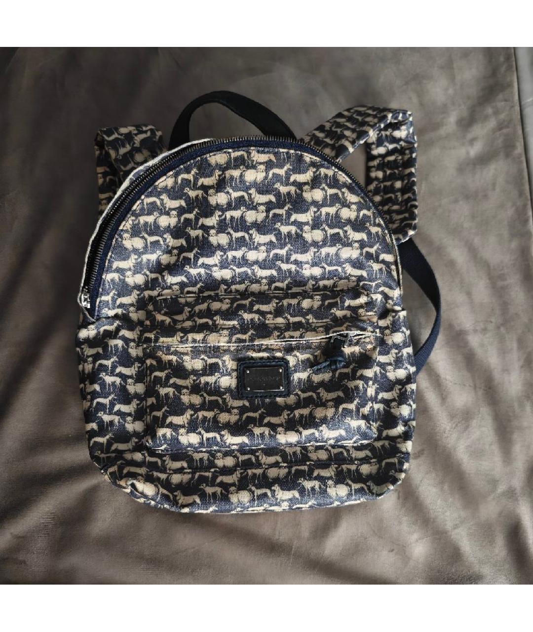 DOLCE&GABBANA Темно-синий рюкзак, фото 8