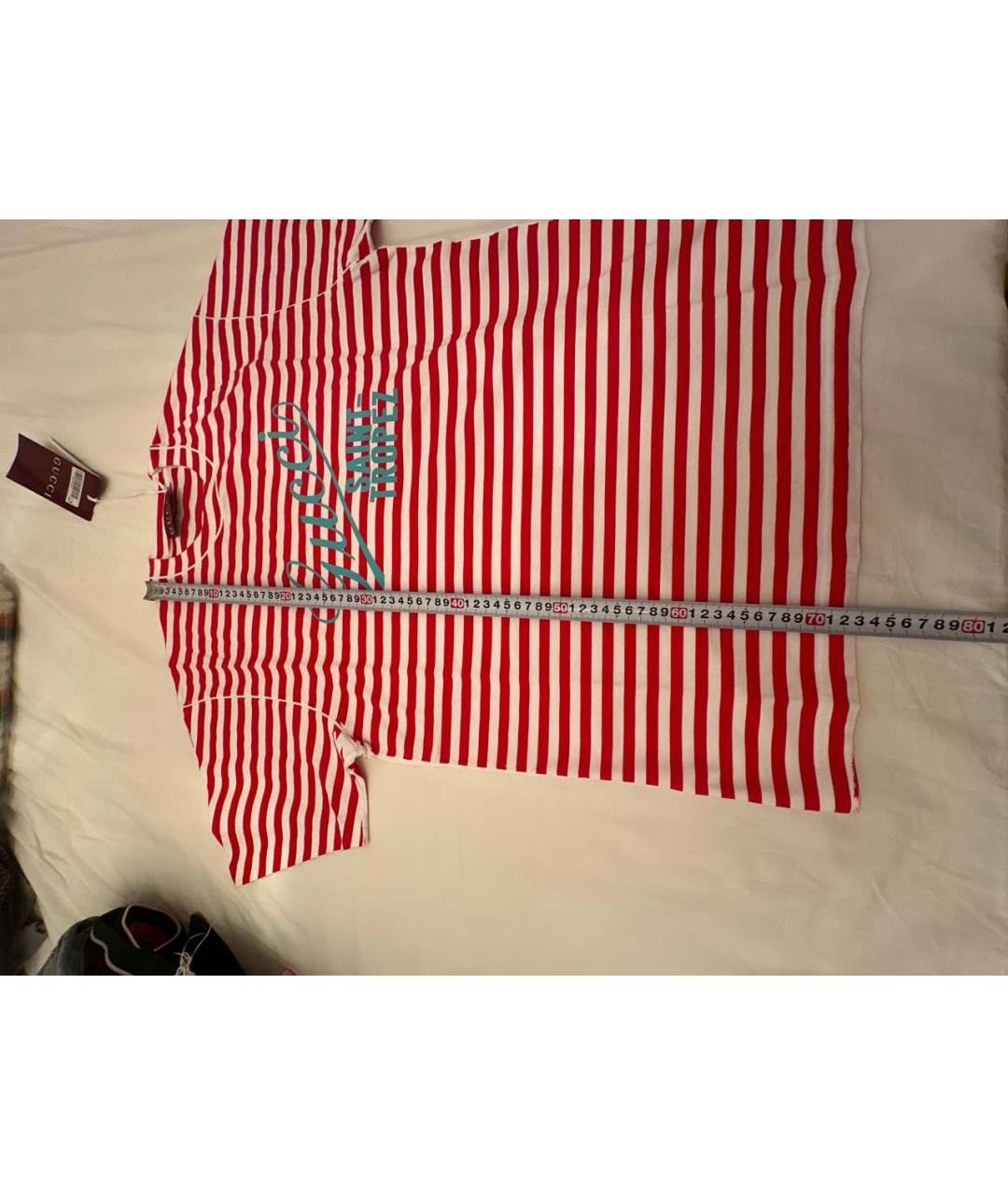 GUCCI Мульти хлопковая футболка, фото 7