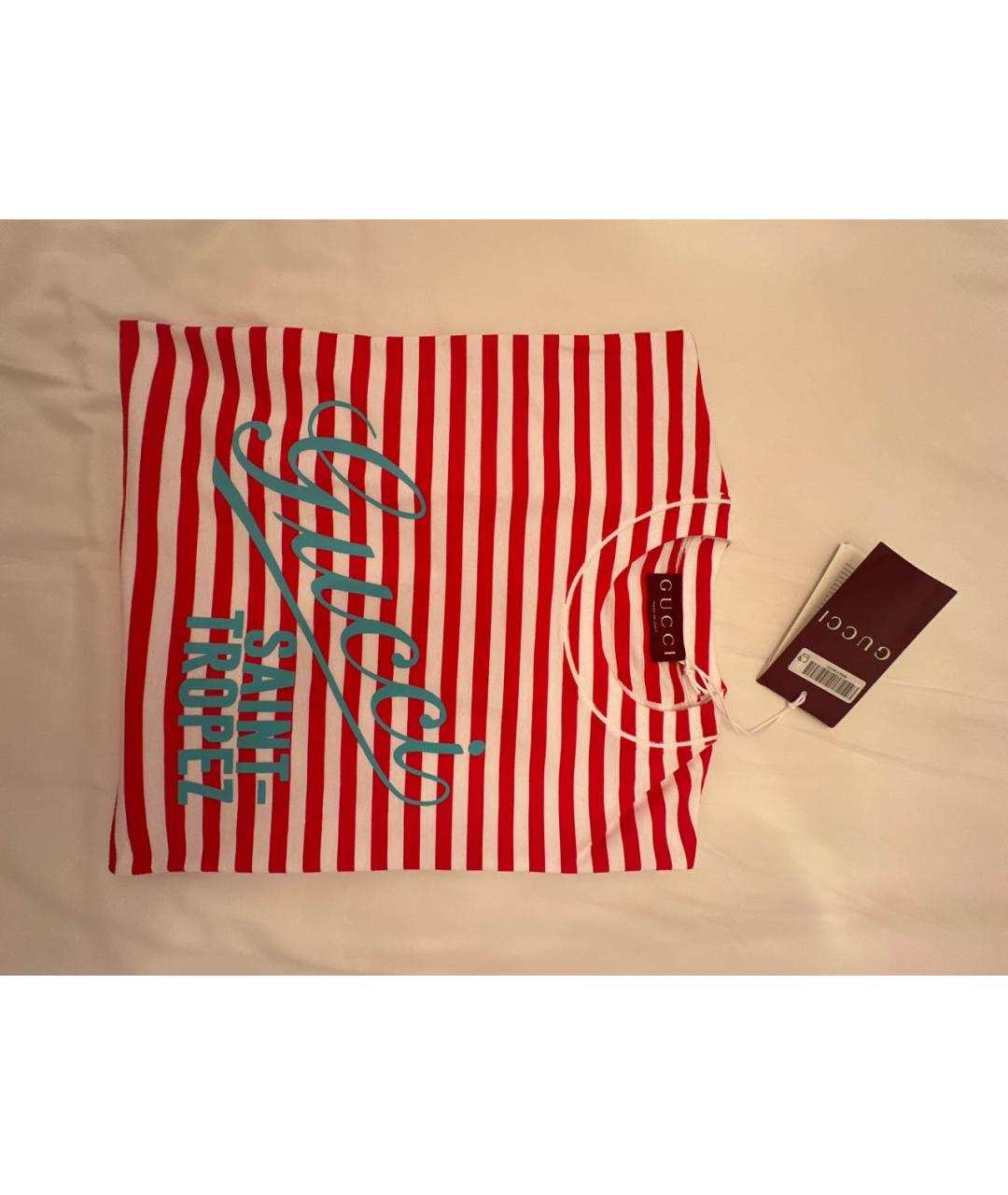 GUCCI Мульти хлопковая футболка, фото 5