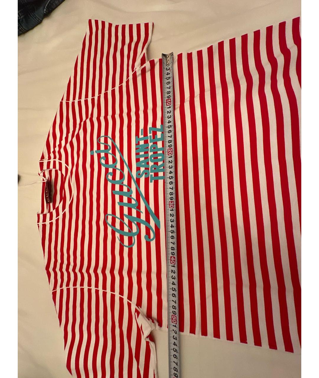 GUCCI Мульти хлопковая футболка, фото 8