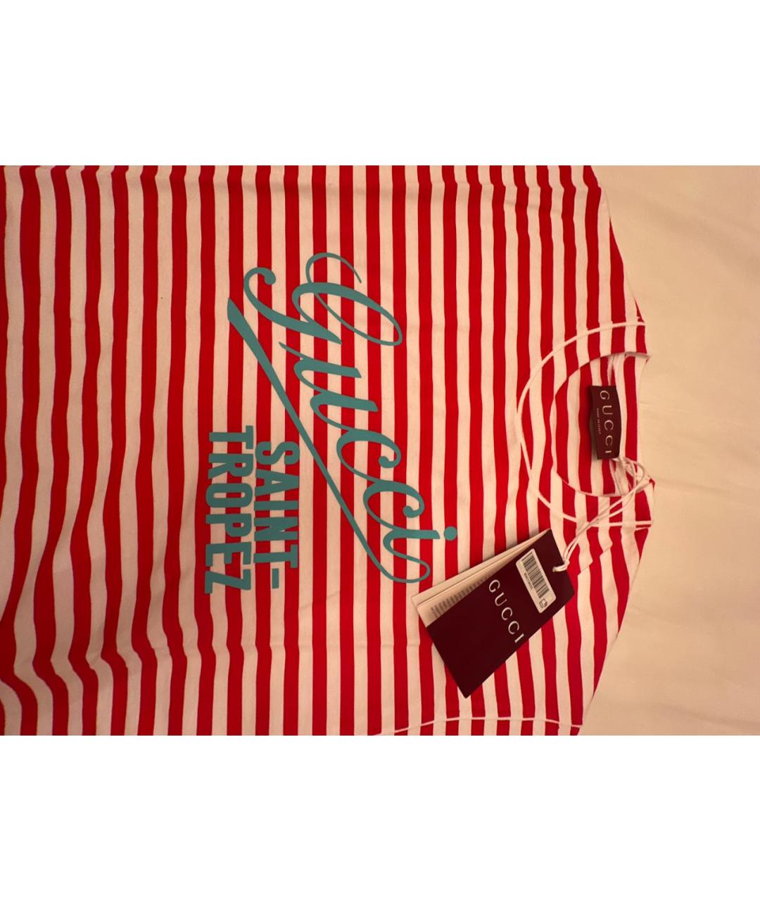 GUCCI Мульти хлопковая футболка, фото 3