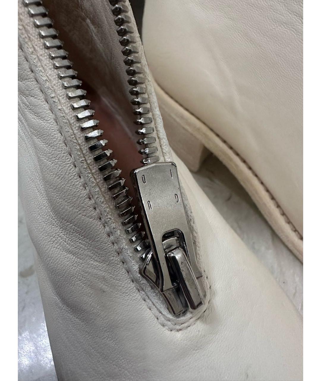 GUIDI Белые кожаные ботинки, фото 5