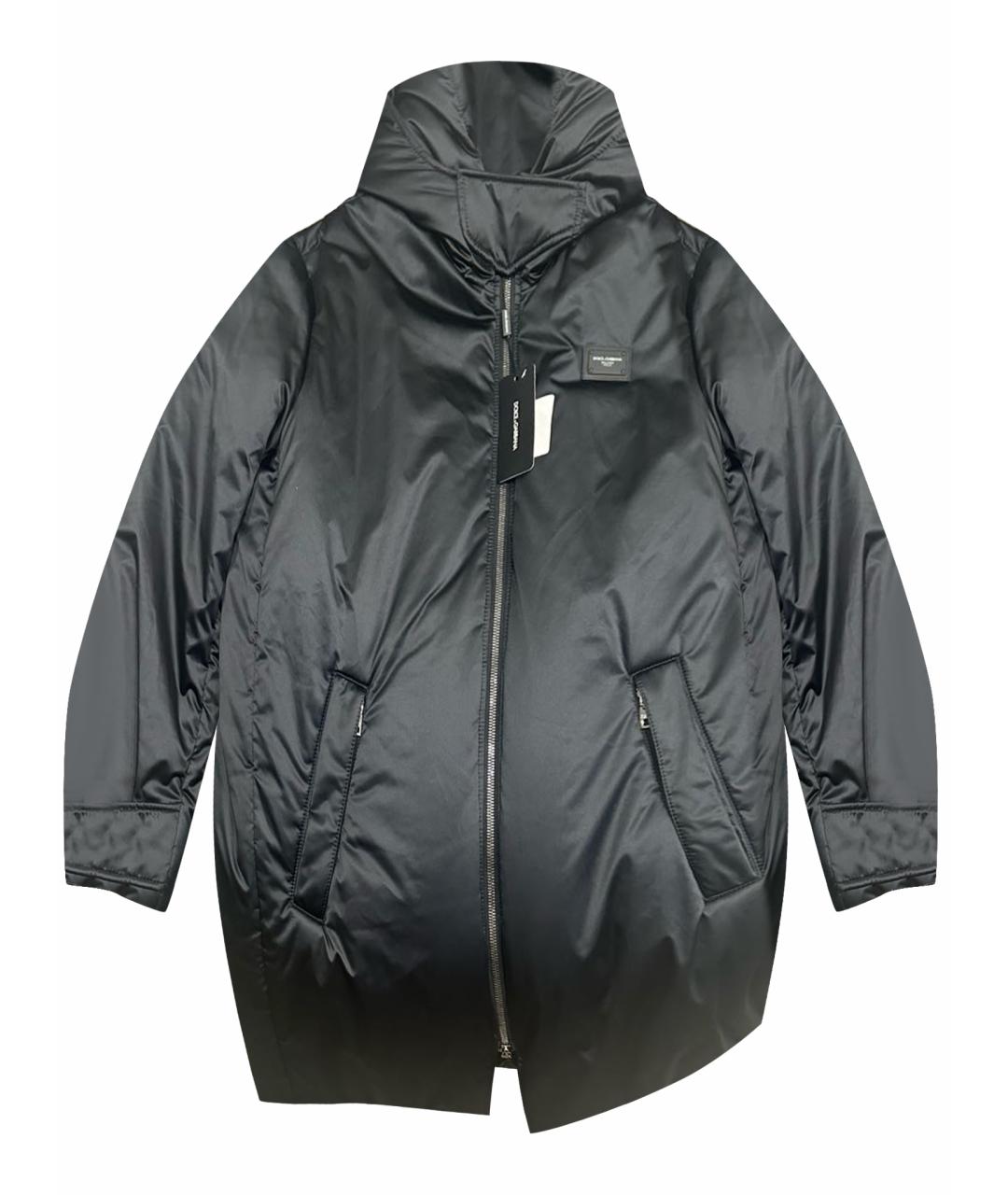 DOLCE&GABBANA Черная полиэстеровая куртка, фото 1