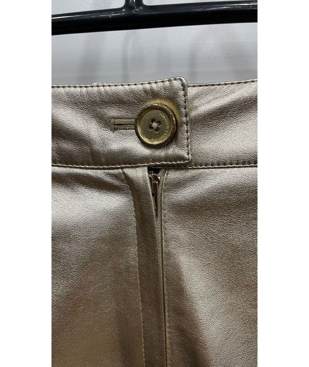 ALEXANDER TEREKHOV Золотая юбка мини, фото 3