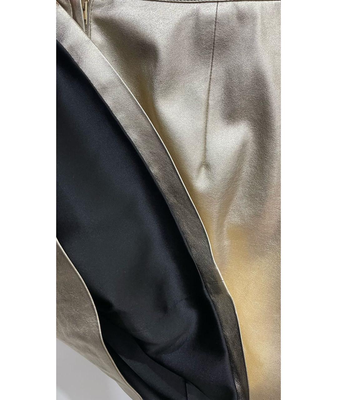 ALEXANDER TEREKHOV Золотая юбка мини, фото 5